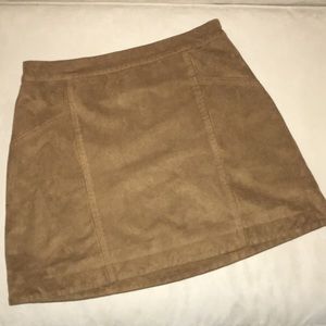Abercrombie & Fitch Faux Suede Skirt